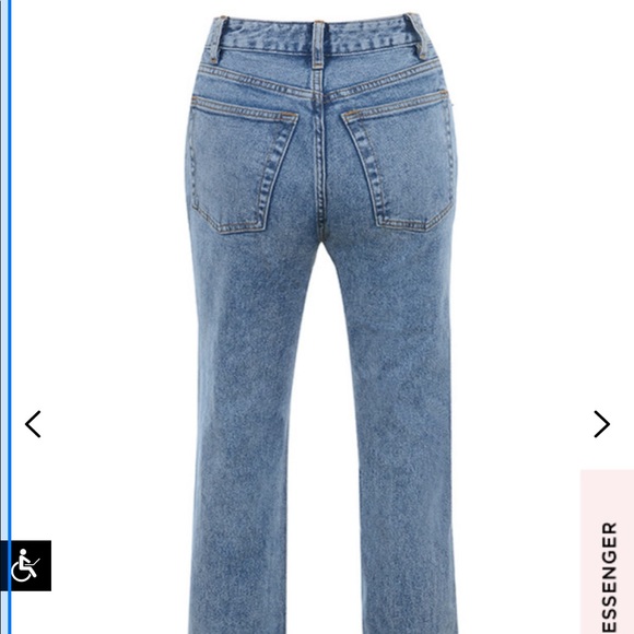 House of Cb BLUE VINTAGE FIT ANTIQUE WASH JEANS - Picture 2 of 10